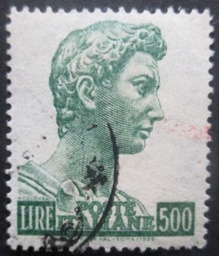 Italie N°738a Fluo Statue De Donatello Oblitéré