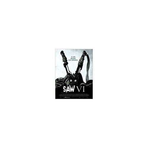 Saw 6 Six Vi - Kevin Greutert - Tobin Bell - Affiche De Cinéma Pliée 60x40 Cm