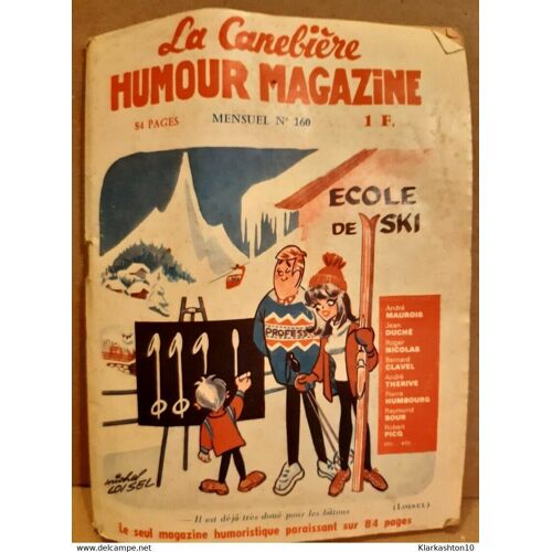 La Canebière Humour Magazine N160 Janvier 1966