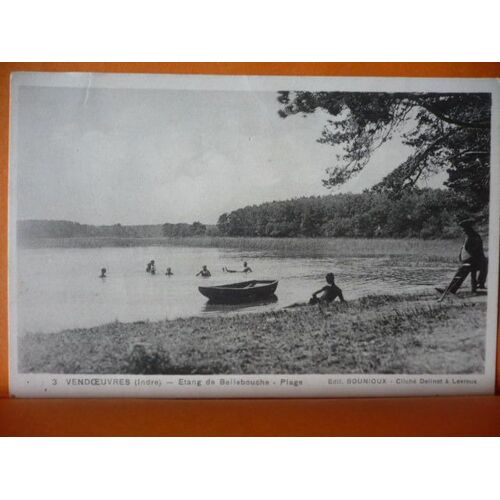 Vendoeuvres : Top!!!!!!! Etang De Bellebouche, La Plage Et Des Personnages