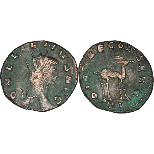 Rome - Antoninien - Gallien - Bestiaire - Gazelle - Ric.181 - 22-163
