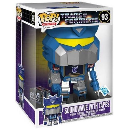 Figurine Funko Pop - Transformers N°93 - Soundwave Avec Cassettes - 25 Cm (56099)