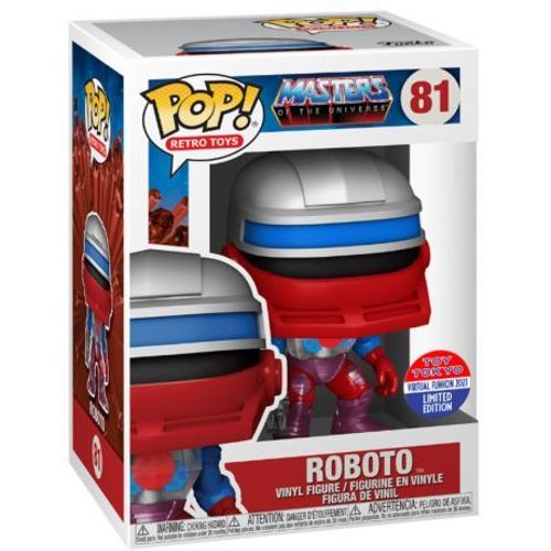 Figurine Funko Pop - Les Maîtres De L'univers N°81 - Roboto (55553)
