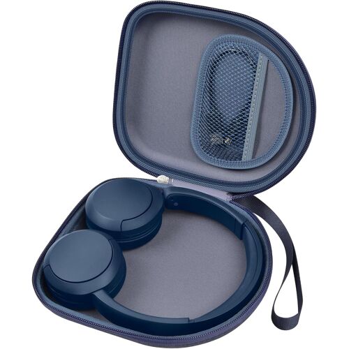 acdsgd-tui pour casque compatible avec casque sans fil Sony WH-CH520, casque supra-auriculaire Bluetooth supra-auriculaire avec microphone, suppression du bruit, câble USB pour le travail, noir (boîte