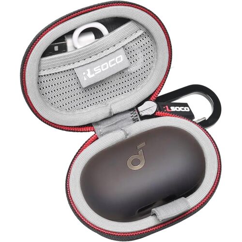 LORANKA-Étui pour Anker Soundcore Space A40 Écouteurs Bluetooth sans Fil par (Étui Uniquement) (Noir)