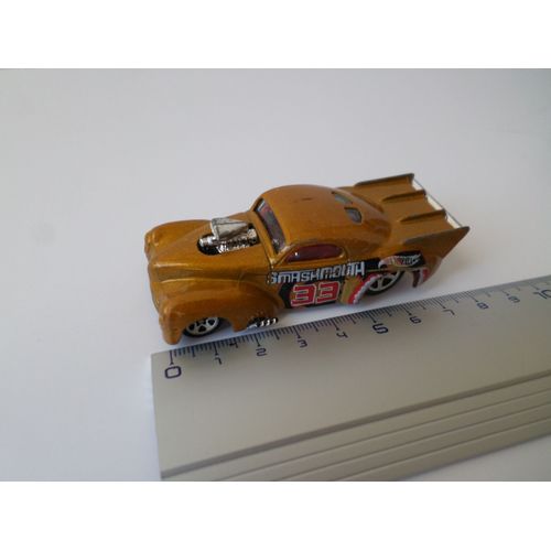 Dragster Modele Marron Dore N° 33-Hot Wheels