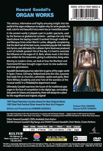 Howard Goodall S Organ Works