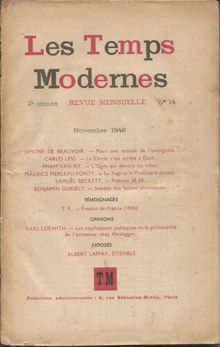 Les Temps Modernes 14