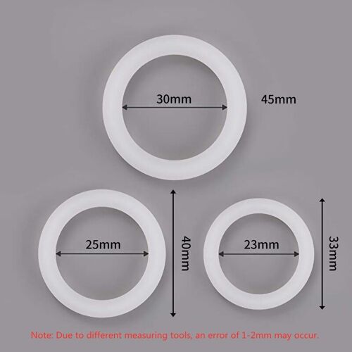 Anneau De Pénis En Silicone 3 Pièces, Jouets Sexuels Lumineux Pour Hommes, Retardement De L'éjaculation, Boule De Test, Civière D'érection, Produits Sexuels