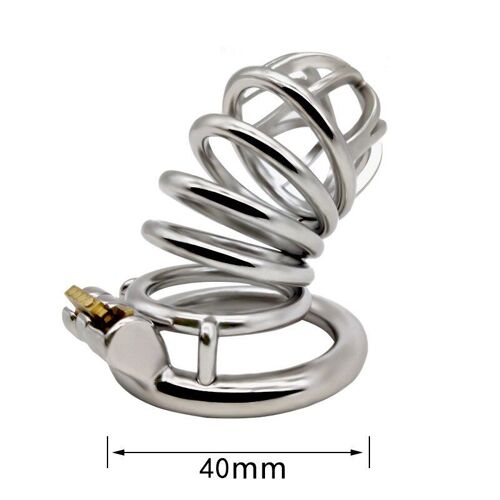 Dispositif De Chasteté Masculin, Cage À Pénis En Acier Inoxydable Avec Verrou Furtif, Anneau De Pénis, Ceinture De Chasteté, Jouets Sexuels Pour Hommes