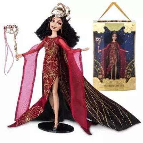 Poupée Mère Gothel Fashionably Late Midnight Masquerade Series Disney Designer Collection en édition limitée, Raiponce
