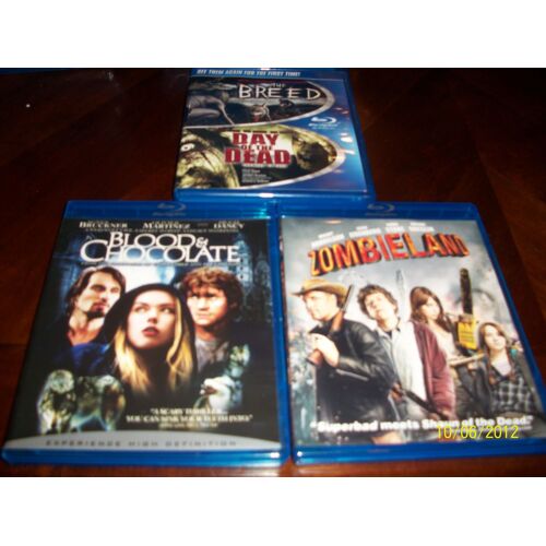 The Breed / Day Of The Dead, Blood & Chcolate, Zombieland