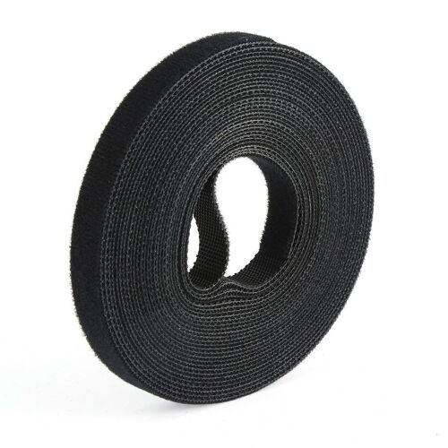 Organisateur de câbles en Nylon noir Velcros, enrouleur de câbles adhésifs, sangle de gestionnaire de câbles USB