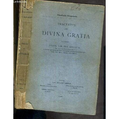 Tractatus De Divina Gratia - Theologia Brugensis