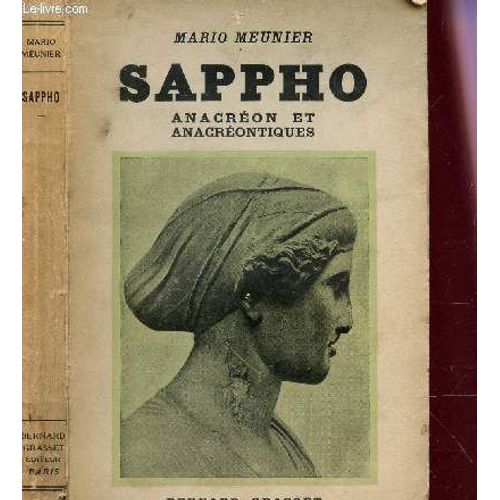 Sappho - Anacreon Et Anacreontiques