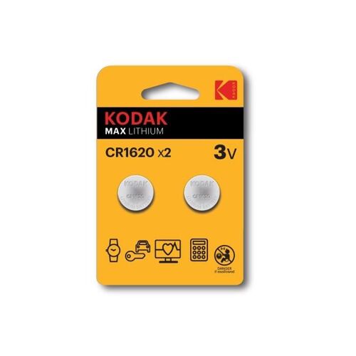 Kodak MAX - Batterie 2 x CR1620 - Li - 70 mAh
