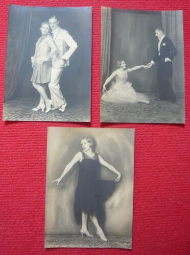 3 Photos N&b De Danseurs (1930)