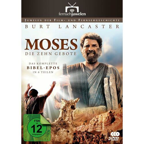 Moses: Die Zehn Gebote - Das Komplette Bibel-Epos In 6 Teilen (3 Discs)