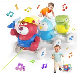 Jouets pour Bébé de 1 an, Jouets d'Activité et d'éveil Montessori pour Garçons et Filles de 6 12 Mois, Ours, Pingouins, Dinosaures, Cadeau d'anniversaire de Noël pour Garçons et Filles de 1 an