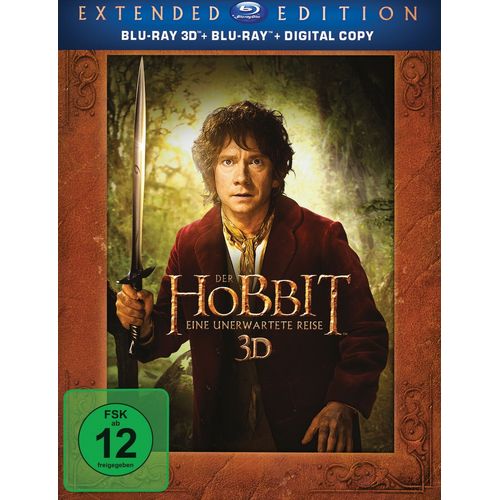 Der Hobbit: Eine Unerwartete Reise (Extended Edition, Blu-Ray 3d + 2d, 5 Discs)