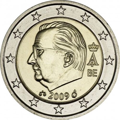 Pièce Belgique 2 Euros, 2009