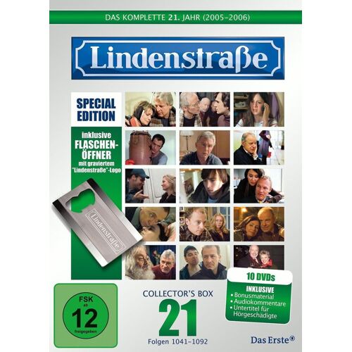 Die Lindenstraße - Das Komplette 21. Jahr, Folgen 1041-1092 (Collector's Box Limited Edition,10 Discs)