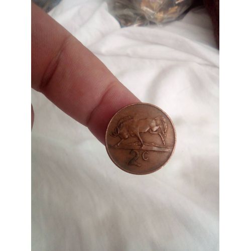 Monnaie 2 Cents Afrique Du Sud 1983