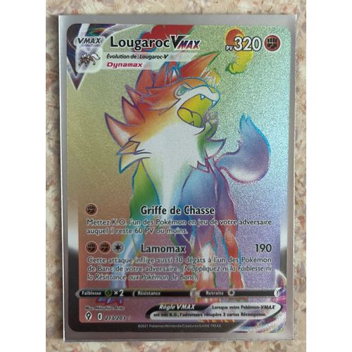 Pokemon Lougaroc-Vmax Eb07-213/203 ¿ Vf Arc-En-Ciel Rare