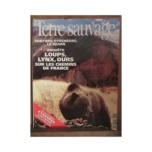 Terre Sauvage N77 Octobre 1993 Loups Lynx Ours Sur Les Chemins De France
