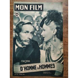 Mon Film N143 D'homme À Hommes 18 Mai 1949