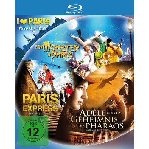 Ein Monster In Paris / Paris Express / Adèle Und Das Geheimnis Des Pharaos (3 Discs)