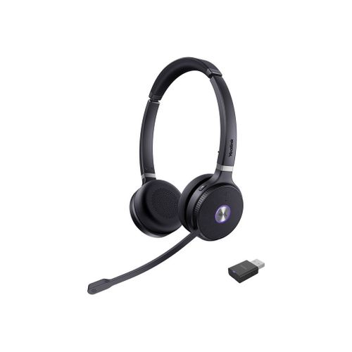 Yealink WH62 Dual Portable - Pour Microsoft Teams - micro-casque - sur-oreille - DECT - sans fil - Certifié pour Microsoft Teams