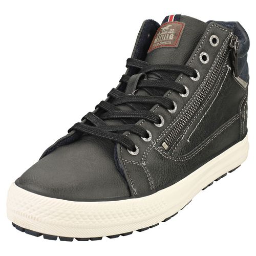 Mustang Side Zip Sneaker Baskets Décontracté Graphite