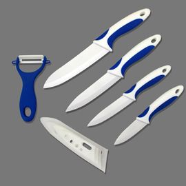Bleu - Findking Qualité En Céramique Chef Couteaux Cuisine Couteau Ensemble Couteau En Céramique Pouces Éplucheur Couvre Fruits Couteau Ensemble Chefs Outils