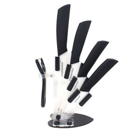 Noir - Findking Couteau De Cuisine De Qualité, Ensemble De Couteaux En Céramique Éplucheur Avec Couteaux À Lame Noire, Outils De Cuisine