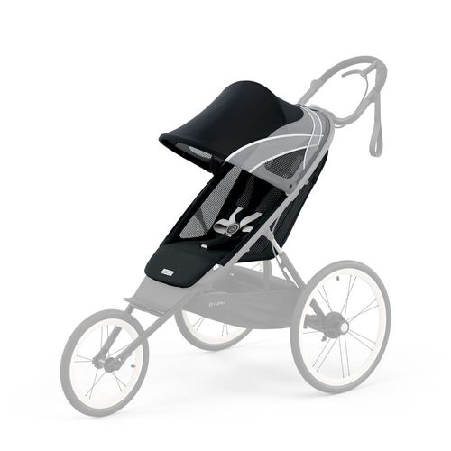 Habillage De Siège Poussette Avi - All Black - Cybex Gold