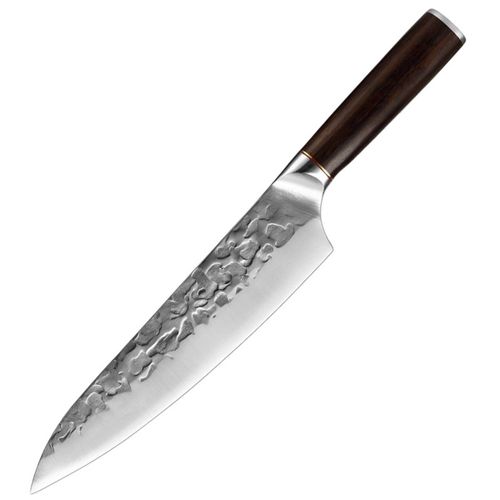 8inch Chef - Couteau De Chef Ensemble Couteaux De Cuisine Forgé À La Main Tranchant Japonais Santoku Couteau Couperet Couteau Utilitaire Pour La Cuisine