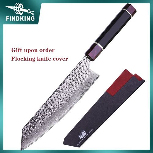 9 À Kiritsuke Knife - Couteau De Chef Professionnel En Acier, Damas, Manche En Résine Haut De Gamme, Nakiri Santoku Kiritsuke, Couteaux De Cuisine, Outils De Cuisine