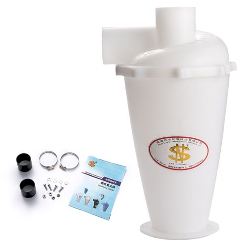 blanc Cyclone - Filtre collecteur de poussière de poudre pour aspirateur industriel et domestique avec bride, séparateur Cyclone SN50T6