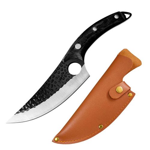 Avec Couverture - Couperet À Viande En Acier Inoxydable, Couteaux De Cuisine, Couteau À Désosser, Couteau De Boucher, Couteaux De Cuisine, Fait À La Main