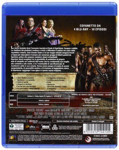 Spartacus La Vendetta Stagione 02 (4 Blu Ray)