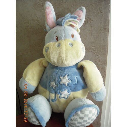 Ane Jaune Et Bleu Pluche Party