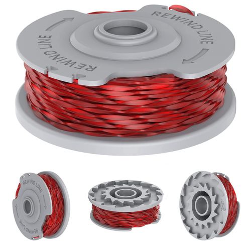 4Pcs Bobine de Rechange pour débroussailleuse Flymo 510747890/FLY047,Pour Flymo Sabre Trim,Contour Power Plus sans Fil,Contour XT sans Fil,Contour 500XT