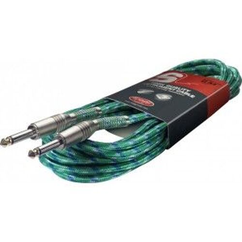 CABLE 6M JACK/JACK - STAGG SGC6VT GR