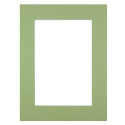Passe-partout vert amande 30x40 cm ouverture 20x30 cm