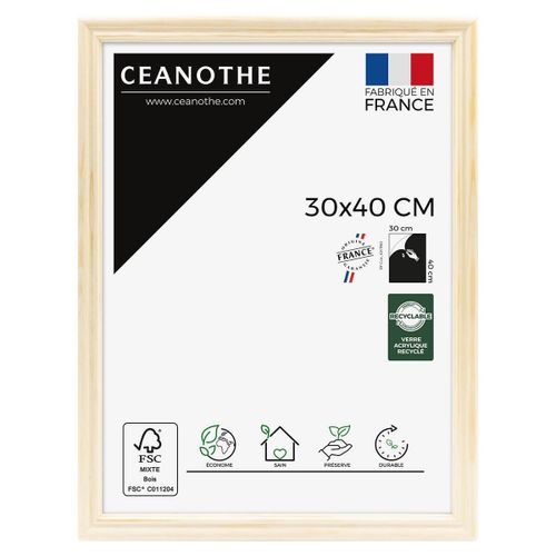 Cadre photo Circée Authentic naturel 30x40 cm