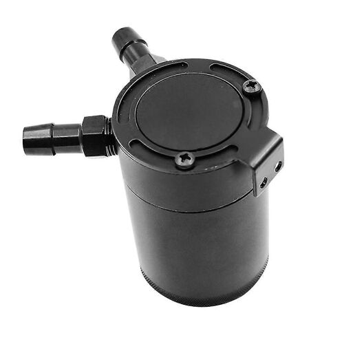 Réservoir D'huile Universel Peut Compact Baffled 2 Ports En Aluminium Réservoir De Récupération D'huile Réservoir De Carburant Deux Trous