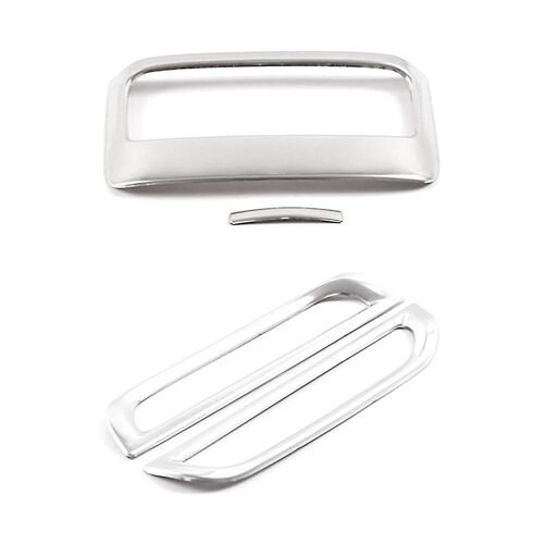 Stainless Steel Car Control Air Outlet Cover & Rear Frame For Mg 2018-2021 Silver