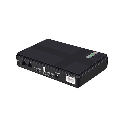 9v 12v Uninterruptible Power Supply Mini Ups Usb Poe 10400mah Battery For Wifi Router Cctv(us Plug)