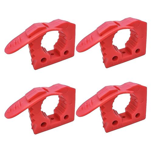 4pcs Rubber Clamp Shovel Holder Quick-Release Clamp Mount Bracket For Off-Road Vehicles Hunting Truck Trailer 30-40mm